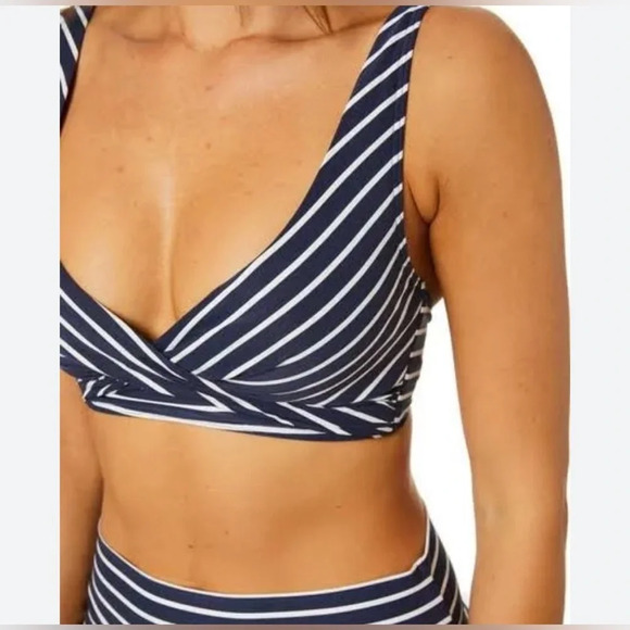 Sea Level Chamarel Cross Front Bikini Top in Night Sky - Picture 4 of 9